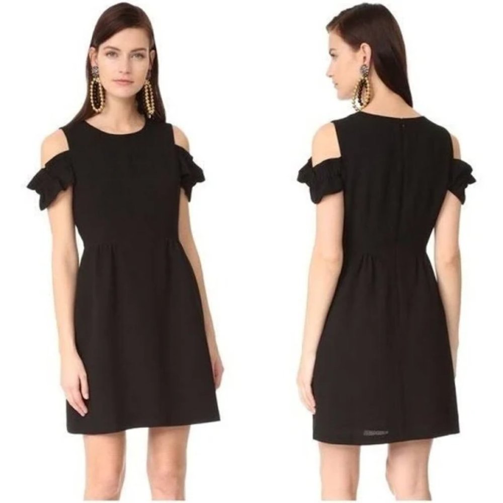 Club Monaco NWT Club Monaco Shaynnah Cold Shoulder Dress in Black | Size 8, 10